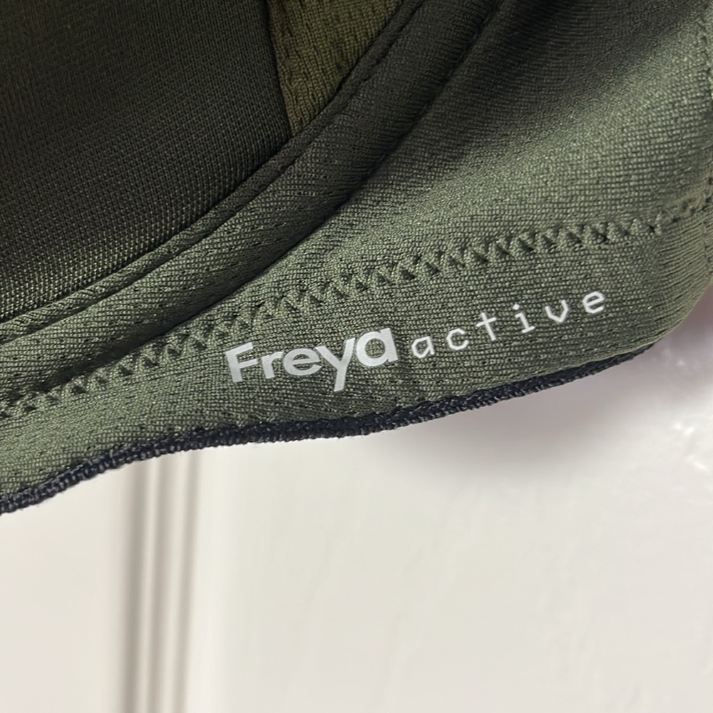 Freya Olive Green and Black Underwire Sports Bra - Picture 4 of 16